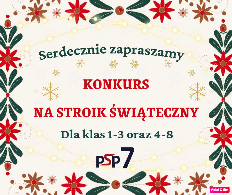 Konkurs na Stroik Świąteczny